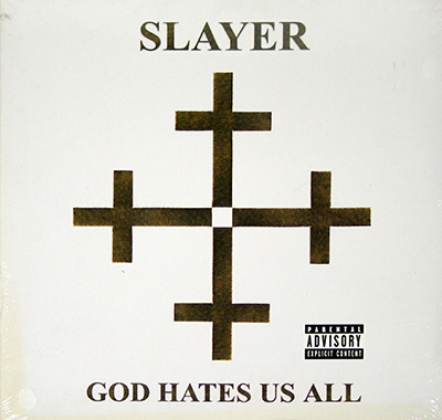 SLAYER - God Hates Us All  album front cover vinyl record